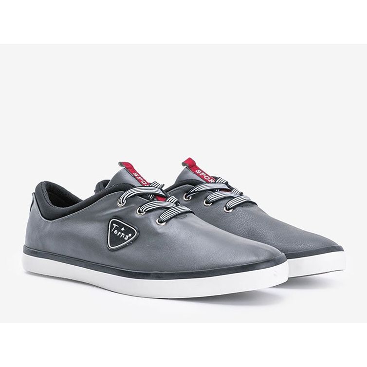 Gray men's Elmer sneakers grey 1
