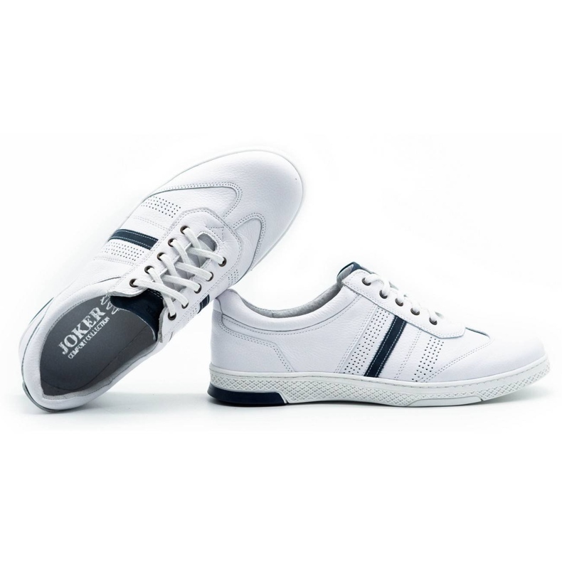 Joker Men's leather casual shoes 521/2 white 1 Joker Men's leather casual shoes 521/2 white 1