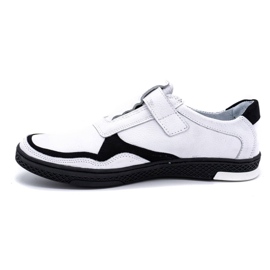 Polbut Men's casual leather shoes 2102 white 1