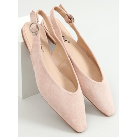 Ballerinas with open heel pink SD01P Pink 1