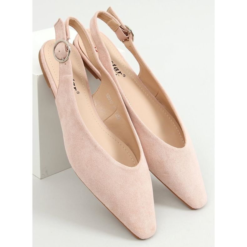 Ballerinas with open heel pink SD01P Pink 1