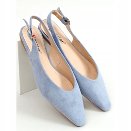Open heel ballerinas blue SD01P Denim Blue 1