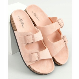 Pink cork slippers MS10005 Nude 1