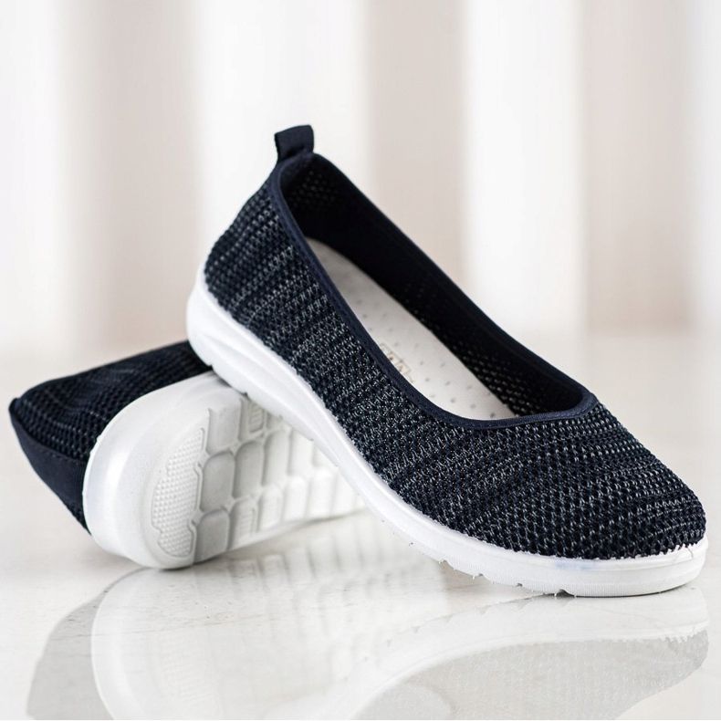 SHELOVET Slip On Sneakers navy blue blue 1 SHELOVET Slip On Sneakers navy blue blue 1