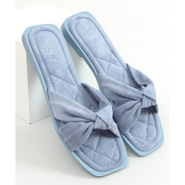 Blue women's blue slippers 6926 Blue 1