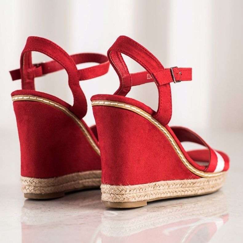 Kayla High-heeled sandals red 1