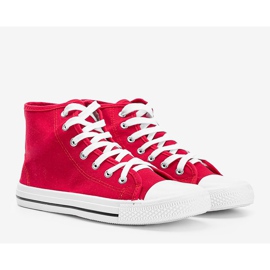 Maximo men's red high sneakers 1