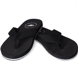 Men's 4F slippers deep black H4L20 KLM004 20S 1