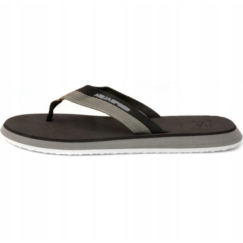 Men's swimming pool slippers Aqua-Speed ​​Lagos col 07 black grey 2