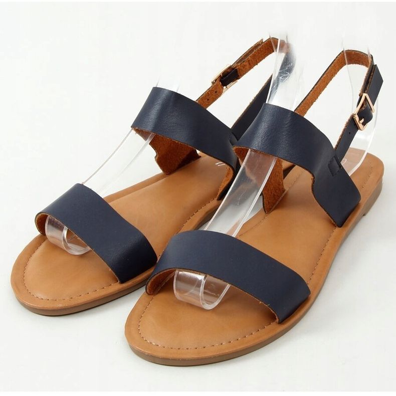 Navy blue sandals for women FF-505 Blue 1 Navy blue sandals for women FF-505 Blue 1