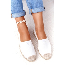 Espadrilles On A Braided Sole Big Star HH274493 White beige 5