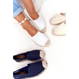 Espadrilles On A Braided Sole Big Star HH274493 White beige 3