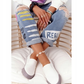 Women's Sneakers Slip-on Big Star HH274007 White 5