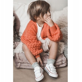 Children's Low Sneakers With Velcro Big Star HH374095 White 2