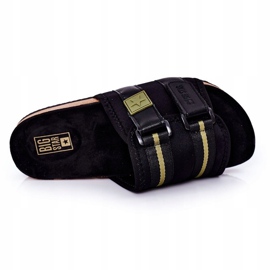 Men's profiled slippers Big Star HH174058 Black 1