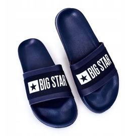 Men's Big Star HH174833 Navy blue slippers 2