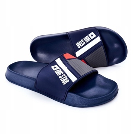 Men's Big Star HH174837 Navy blue slippers 2