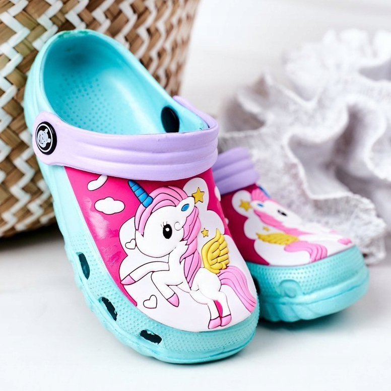 Children's Foam Slippers Crocs Green Violet Oscar purple 2