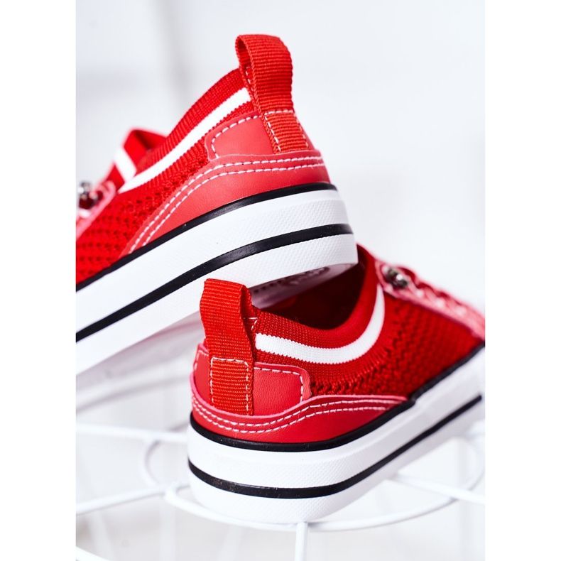 Apawwa Children's Red Kids Club Sneakers 1