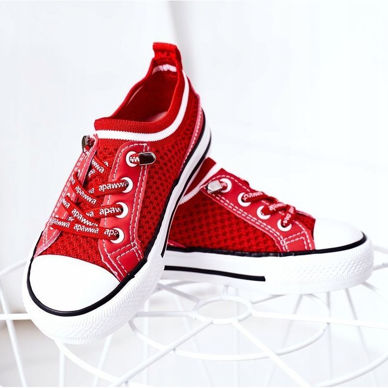 Apawwa Children's Red Kids Club Sneakers 2