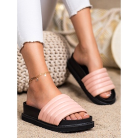 Seastar Light Eco Leather Slippers pink 1