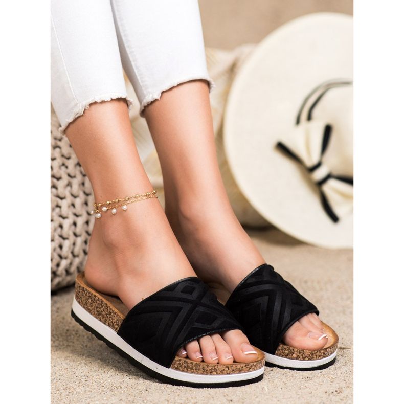 Seastar Classic Suede Slippers black 2