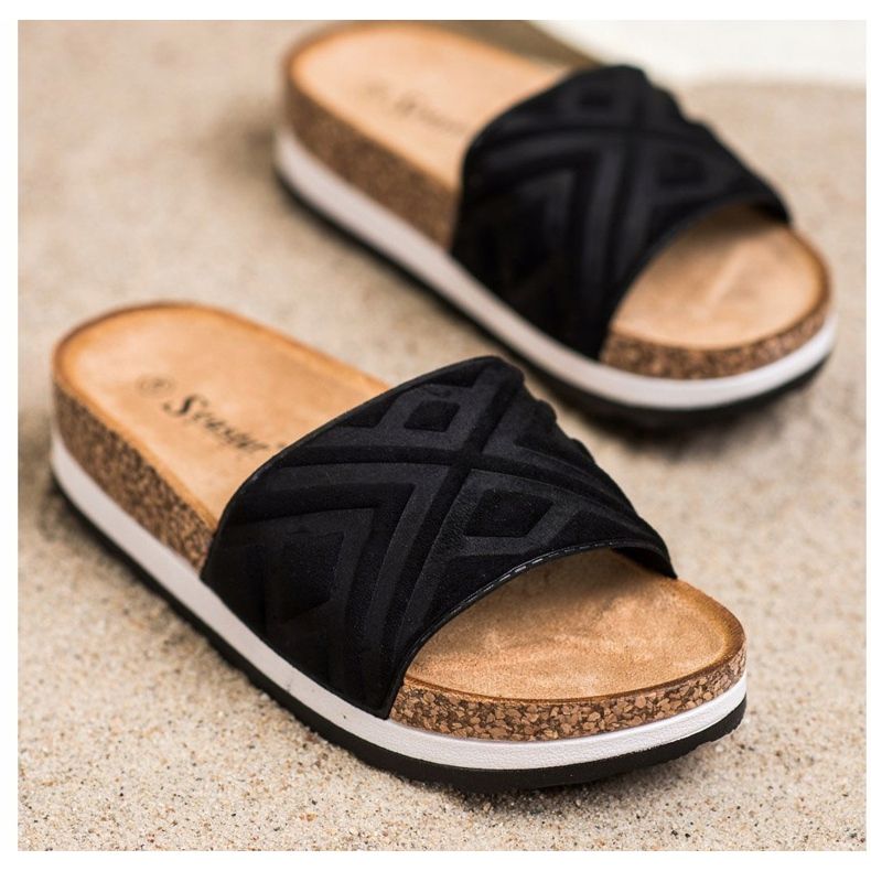 Seastar Classic Suede Slippers black 1