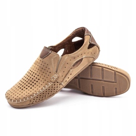 Olivier Men's loafers 901 for summer beige beige 4 Olivier Men's loafers 901 for summer beige beige 4