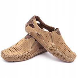 Olivier Men's loafers 901 for summer beige beige 6 Olivier Men's loafers 901 for summer beige beige 6