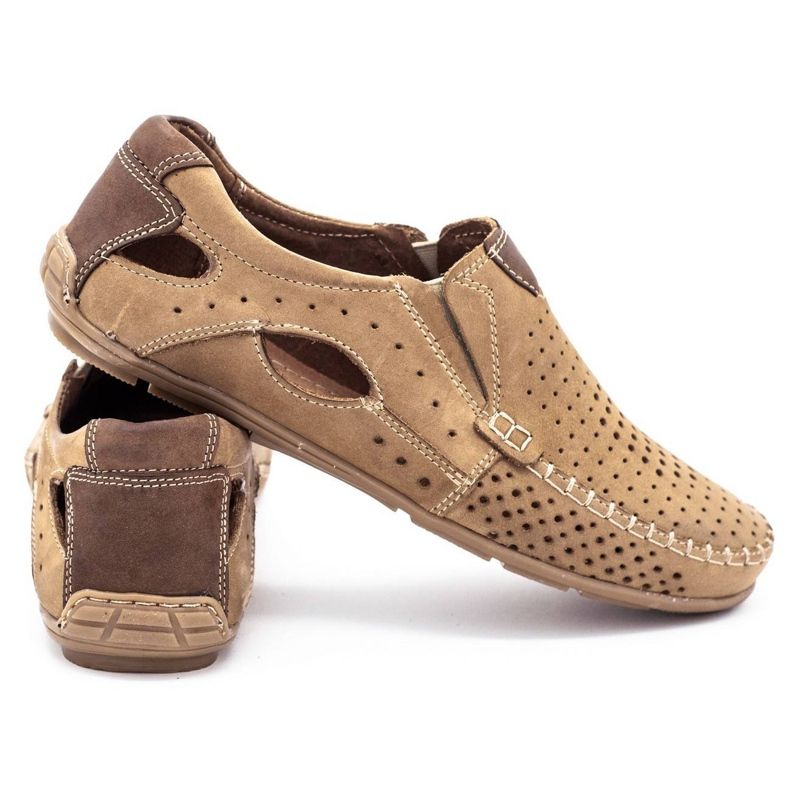 Olivier Men's loafers 901 for summer beige beige 5 Olivier Men's loafers 901 for summer beige beige 5