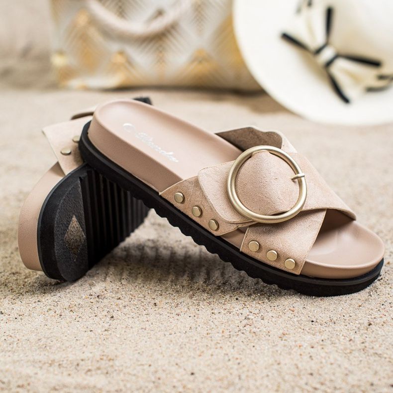 Renda Casual Slippers beige 1