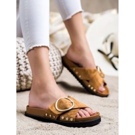 Renda Casual Slippers brown 1