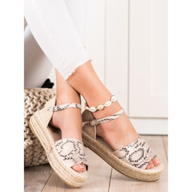 Bestelle Open Toe Espadrilles beige 2