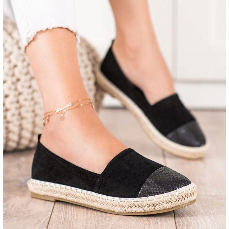 Bestelle Espadrilles With Snake Print Insert black 1