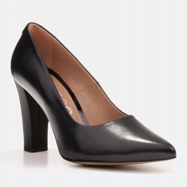 Marco Shoes Comfortable pumps with slightly increased thickness black 1