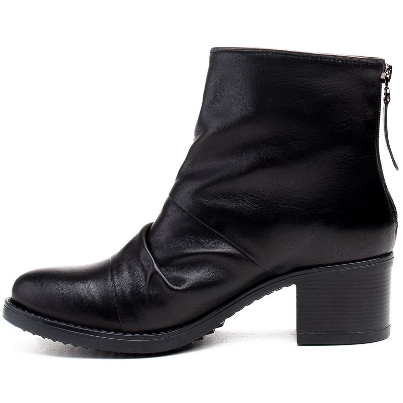 Marco Shoes Women's boots 1258B Marco made of wrinkled leather black 2 Marco Shoes Women's boots 1258B Marco made of wrinkled leather black 2
