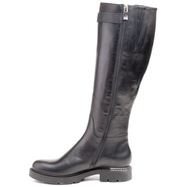 Marco Shoes Black 1340K boots with metal details 2 Marco Shoes Black 1340K boots with metal details 2