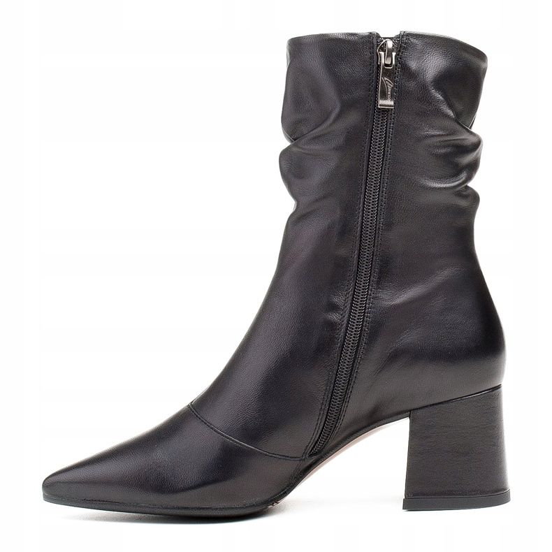 Marco Shoes Marco high boots for women with shirring black 2