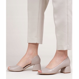Marco Shoes Leather sandals beige 1505P 2 Marco Shoes Leather sandals beige 1505P 2