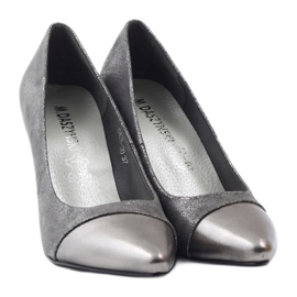 M.Daszyński Shiny pumps Daszyński DA28 grey 4