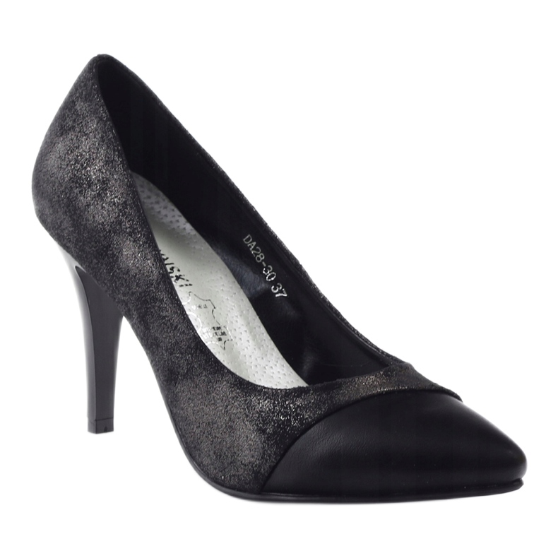 M.Daszyński Daszyński Women's shiny pumps Da28 black 1