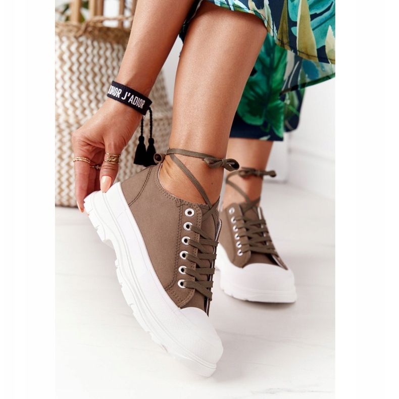 Women's Sneakers On The Green Travel Time Platform 2