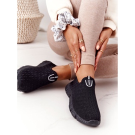 Women's Sport Shoes Slip-on Black Marathon 1