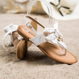 Seastar Stylish Sandals With A Bow white 1