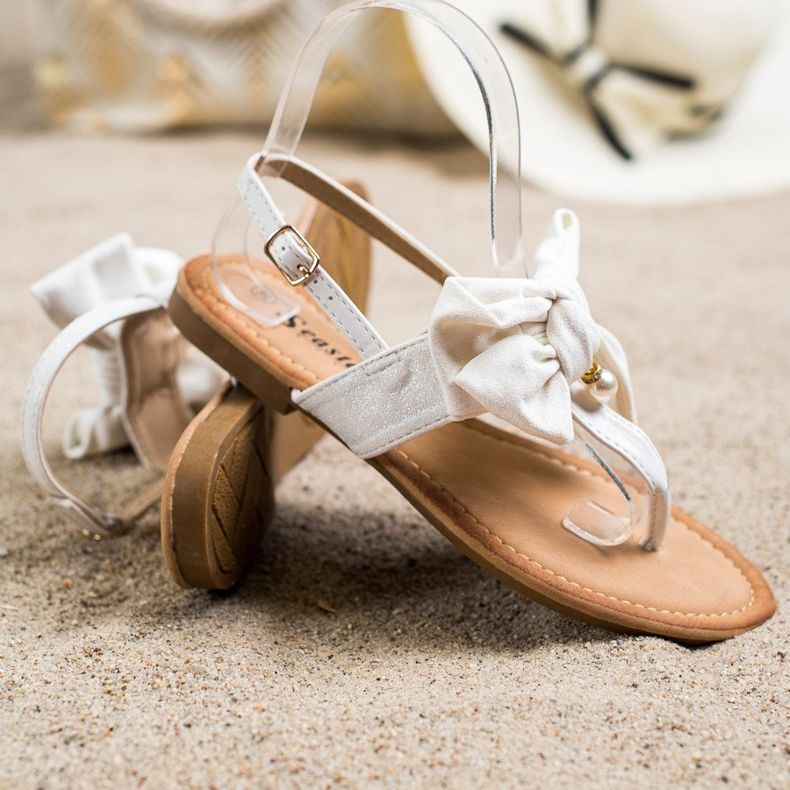 Seastar Stylish Sandals With A Bow white 1