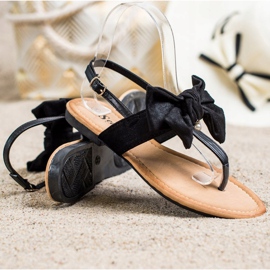 Seastar Stylish Sandals With A Bow black 1