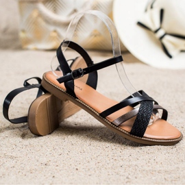 Laura Mode Casual Sandals black 1