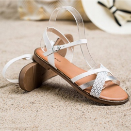Laura Mode Casual Sandals white 1