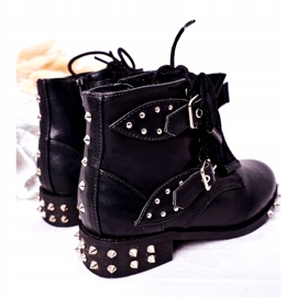 Children's Warm Boots With Studs Lu Boo Black 3