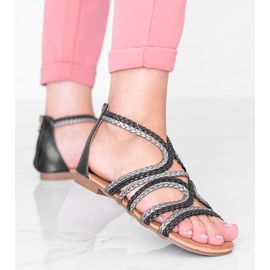 Black Velvet Night women's sandals 1